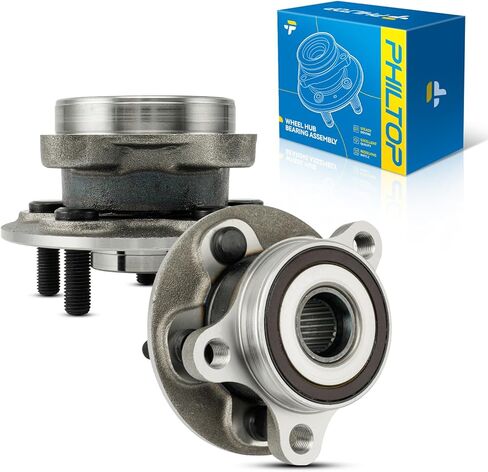 PHILTOP 513348 Front Wheel Hub and Bearing Assembly 5 Lugs for 200 2015-2017 2.4L 3.6L, Dart 2013-2016 1.4L 2.0L 2.4L, 2 PCS with ABS in Kuwait