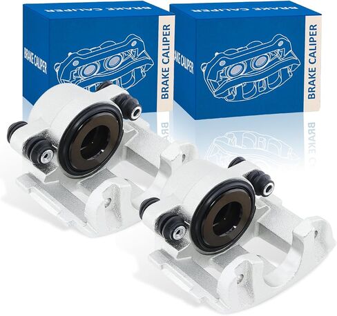 Brake Caliper Assembly Pair Front Compatible with 1990-2001 Cherokee 1990-1995 1997-2006 Wagoneer Jeep 1993-1998 Grand Cherokee 1997-2006 TJ Disc Brake Caliper 184339 184340 in Kuwait