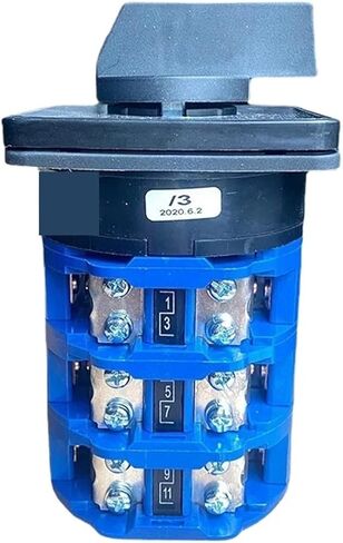 690V 125A Three Poles LW26-125/3 Multi Position Panel Mounting Cam Changeover Rotary Switch Silver Contact LW28 YMW26(MAN-OFF-AUTO) in Kuwait