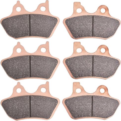 Front and Rear Sintered Brake Pads replacement for Harley Davidson Touring Flhtcu-i Electra Glide Ultra Classic 2000 2001 2002 2003 2004 2005 2006 2007 in Kuwait