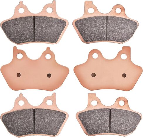 Front and Rear Sintered Brake Pads replacement for Harley Davidson Touring Flhtcu-i Electra Glide Ultra Classic 2000 2001 2002 2003 2004 2005 2006 2007 in Kuwait