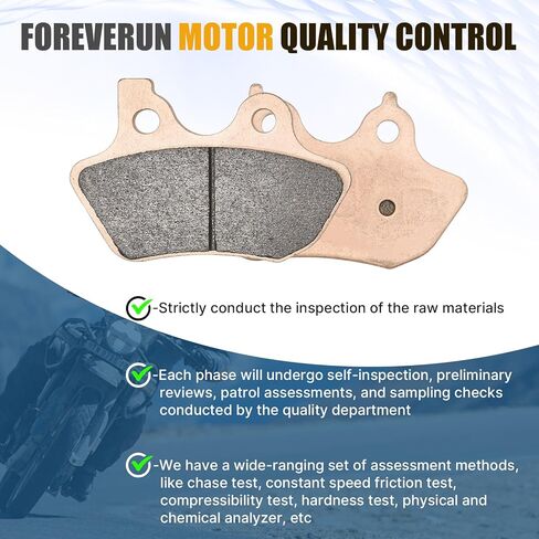 Front and Rear Sintered Brake Pads replacement for Harley Davidson Touring Flhtcu-i Electra Glide Ultra Classic 2000 2001 2002 2003 2004 2005 2006 2007 in Kuwait