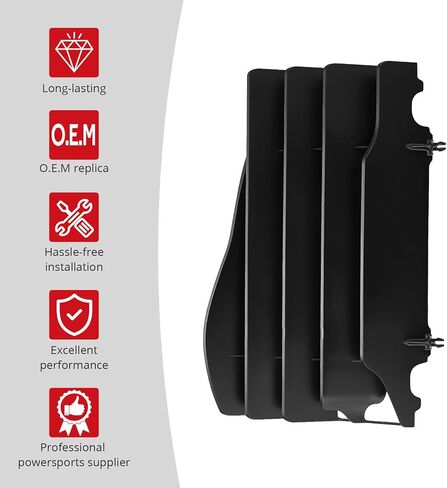 JAVIK Left Radiator Grill For Honda CRF450R 2006-2008 O.E.M# 19034-MEN-A20 in Saudi Arabia