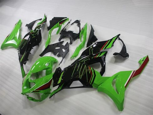 NT هدية أخضر أسود KRT هدية تناسب كاواساكي نينجا 2024 2025 ZX6R ZX-6R 636 حقن ABS البلاستيك ما بعد البيع هيكل الجسم 24 25 A4 in Kuwait