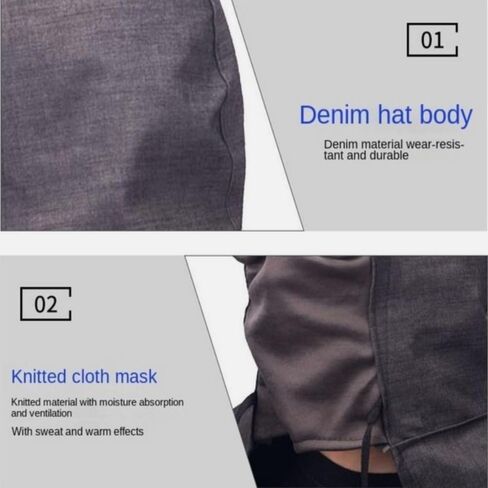 Hat Practical Wear-Resistant Safe Welder Hat Convenient Welding Cap Grey in Saudi Arabia