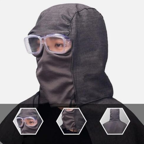 Hat Practical Wear-Resistant Safe Welder Hat Convenient Welding Cap Grey in Saudi Arabia