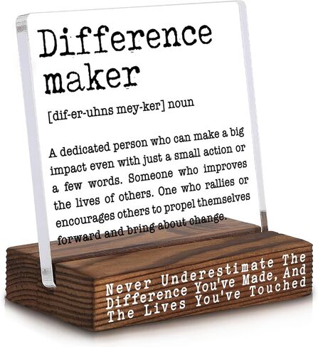 You Are Appreciated Gifts, Thank You Appreciation Gifts for Coworker, Employee, Women, Men, Friends, Leaving Going Away Encouragement Quote for Office Desk Decorative Signs Plaques ABF13 in Kuwait