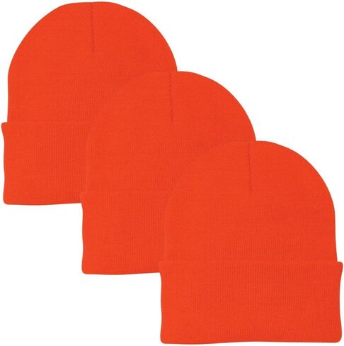 Army Universe 3 Pack Acrylic Beanie Watch Caps, Warm Knit Skull Cap for Men & Women, Blanks Soft Winter Hats in Saudi Arabia