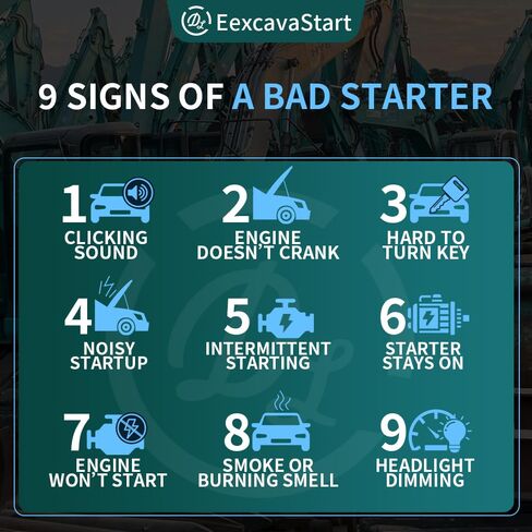 Starter Motor for Yanmar Diesel Engine - 12V 1.4KW Replacement Compatible with 3TNV88 3TNE88 4TNV88 3YM30 3JH3E Models, OEM 129242-77010 129608-77010 129698-77010 18219N in Kuwait