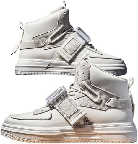 أحذية تزلج ملونة للرجال أنيقة على طراز الشارع، مريحة ومضادة للانزلاق ومتينة ونعل سميك، أحذية رياضية عالية الجودة، مناسبة للأنشطة الخارجية in Kuwait