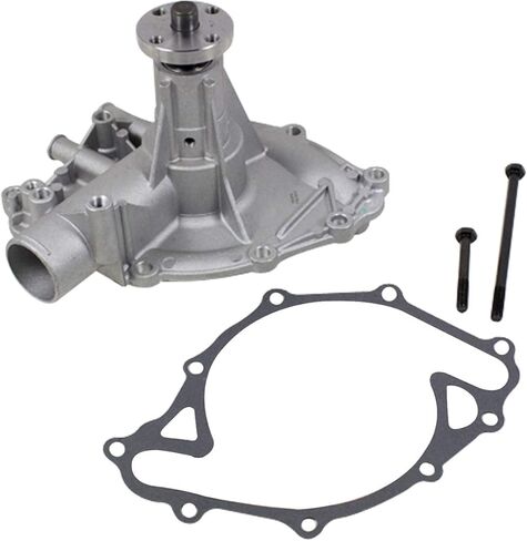 Rareelectrical Water Pump Compatible With 1964-1967 Ford Mustang 1962-1965 Falcon 1962-1967 Fairlane V8 221 260 289 Cid Belt Driven Standard Rotation Aluminum Replaces Ford C3oz8501a Pw114 New in Saudi Arabia