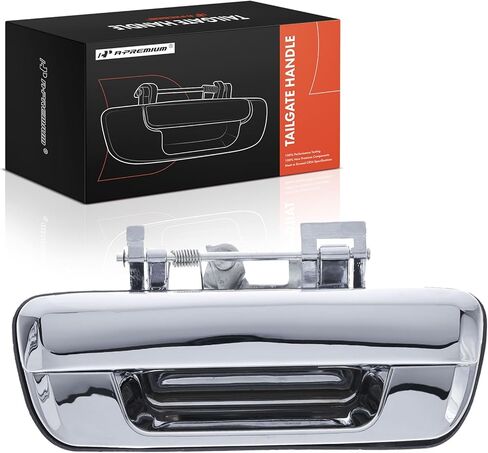 A-Premium Tailgate Handle Liftgate Latch Handle Compatible with Chevrolet Colorado 2004-2012 & GMC Canyon 2004-2012, Chrome, Replace# 94319415CH in Saudi Arabia