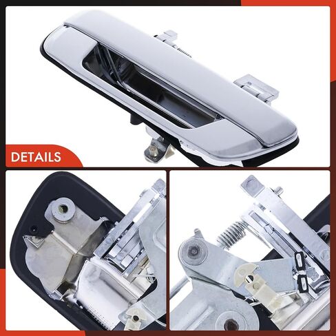 A-Premium Tailgate Handle Liftgate Latch Handle Compatible with Chevrolet Colorado 2004-2012 & GMC Canyon 2004-2012, Chrome, Replace# 94319415CH in Saudi Arabia