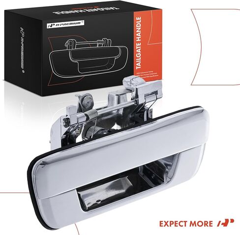 A-Premium Tailgate Handle Liftgate Latch Handle Compatible with Chevrolet Colorado 2004-2012 & GMC Canyon 2004-2012, Chrome, Replace# 94319415CH in Saudi Arabia