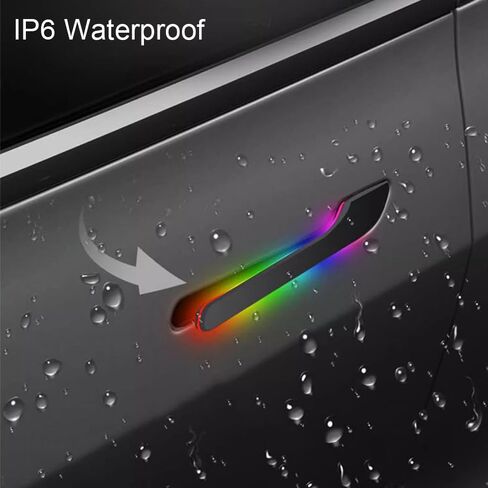 Auto Present Door for Tesla Model Y&3 2021-2026 RGB Auto Door Handles (6Th Gen) in Saudi Arabia