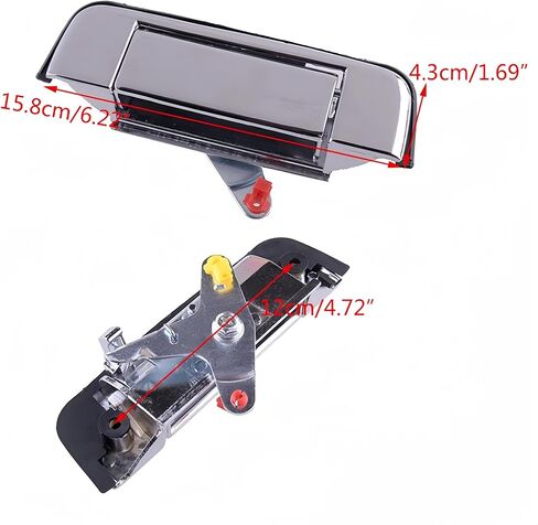 مقبض الباب الخلفي مناسب لسيارة Toyota Hilux Vigo 2004-2014، استبدال 69090-0K060 in Kuwait