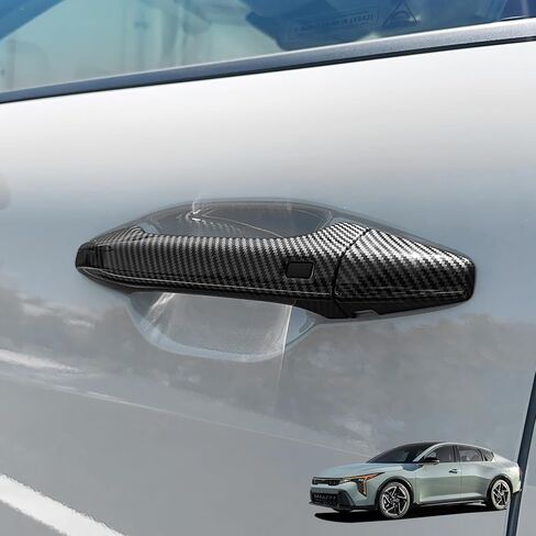 YOUTOOCAR Door Handle Covers Compatible with Kia K4 2025-2026 Accessories (Carbon Fiber Pattern) in Saudi Arabia