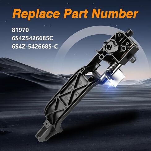 FUSCH Front Left Driver Side Exterior Door Handle Reinforcement Plate FL Driver Side Door Handle Base Assembly Compatible with Ford Focus 2002-2007 Replace# 81970 6S4Z5426685C 6S4Z-5426685-C in Saudi Arabia