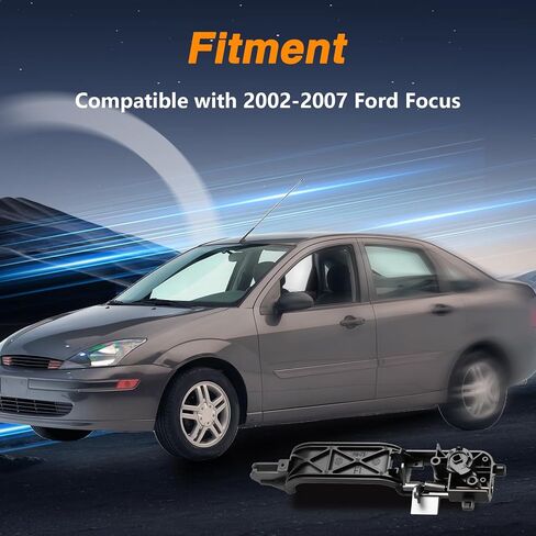FUSCH Front Left Driver Side Exterior Door Handle Reinforcement Plate FL Driver Side Door Handle Base Assembly Compatible with Ford Focus 2002-2007 Replace# 81970 6S4Z5426685C 6S4Z-5426685-C in Saudi Arabia