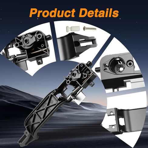 FUSCH Front Left Driver Side Exterior Door Handle Reinforcement Plate FL Driver Side Door Handle Base Assembly Compatible with Ford Focus 2002-2007 Replace# 81970 6S4Z5426685C 6S4Z-5426685-C in Saudi Arabia