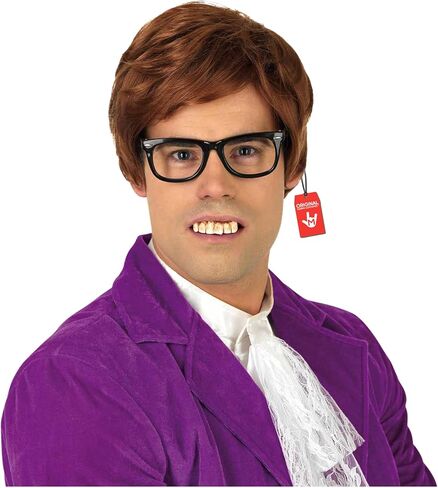 fun shack Mens 60s Wig Men, Movie Wigs Men, 70s Wigs for Men, 70’s Disco, Ginger Short Cosplay Wig, 60s Character Wig Men in Kuwait