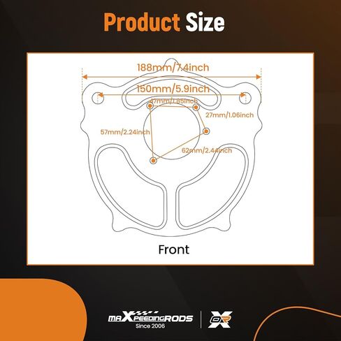 طقم فلتر مدخل منقي هواء عالي التدفق للدراجات النارية من maxpeedingrods قابل لإعادة الاستخدام لـ Dyna/FXR 2000-17، Softail 2000-2015، Touring 2000-2007 in Saudi Arabia