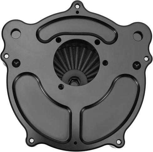 طقم فلتر مدخل منقي هواء عالي التدفق للدراجات النارية من maxpeedingrods قابل لإعادة الاستخدام لـ Dyna/FXR 2000-17، Softail 2000-2015، Touring 2000-2007 in Saudi Arabia