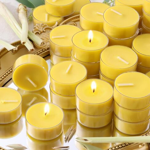 DEVI Moonlit Gardenia المعطرة أضواء الشاي الشموع 12 حزمة، 3.5-4 ساعات شموع شاي النخيل الطبيعية السائبة للمنزل المعطرة، ناخبين صغيرين معطرة للغاية مع الزيوت العطرية للعلاج بالروائح المنزلية، والهدايا in Kuwait