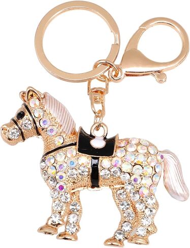 Rhinestone Horse Keychain Keychain Chain Decorative Pendant for Car Keys in Saudi Arabia