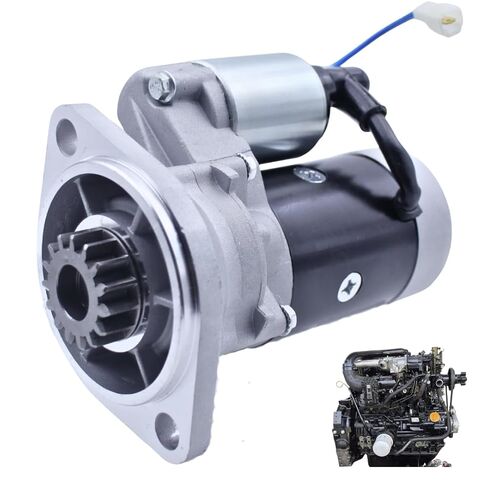 AT-318141 AT318141 12V 15T Starter Motor Compatible with Yanmar Engine 4TNV86CT 3TNV88F 4TNV88C 4TNV86CHT for Hitachi Excavator ZAXIS 35U-2 ZAXIS 35U-3 ZAXIS 35U-5N ZAXIS 50U-2 ZAXIS 50U-5N in Kuwait