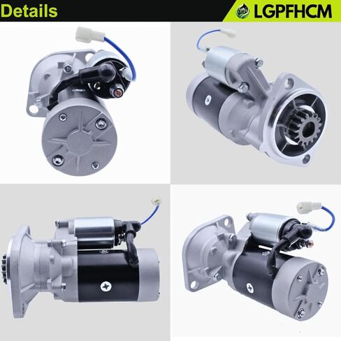 AT-318141 AT318141 12V 15T Starter Motor Compatible with Yanmar Engine 4TNV86CT 3TNV88F 4TNV88C 4TNV86CHT for Hitachi Excavator ZAXIS 35U-2 ZAXIS 35U-3 ZAXIS 35U-5N ZAXIS 50U-2 ZAXIS 50U-5N in Kuwait