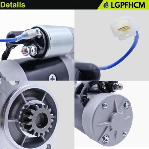 AT-318141 AT318141 12V 15T Starter Motor Compatible with Yanmar Engine 4TNV86CT 3TNV88F 4TNV88C 4TNV86CHT for Hitachi Excavator ZAXIS 35U-2 ZAXIS 35U-3 ZAXIS 35U-5N ZAXIS 50U-2 ZAXIS 50U-5N in Kuwait