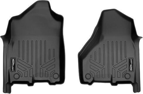 MAXLINER Floor Mats 2 Row Liner Set Black for 2009-2012 Dodge Ram 1500 Crew Cab / 2010-2012 Ram 2500/3500 Crew Cab (4 Full Size Doors) in Saudi Arabia