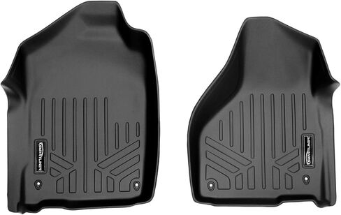 MAXLINER Floor Mats 2 Row Liner Set Black for 2009-2012 Dodge Ram 1500 Crew Cab / 2010-2012 Ram 2500/3500 Crew Cab (4 Full Size Doors) in Saudi Arabia