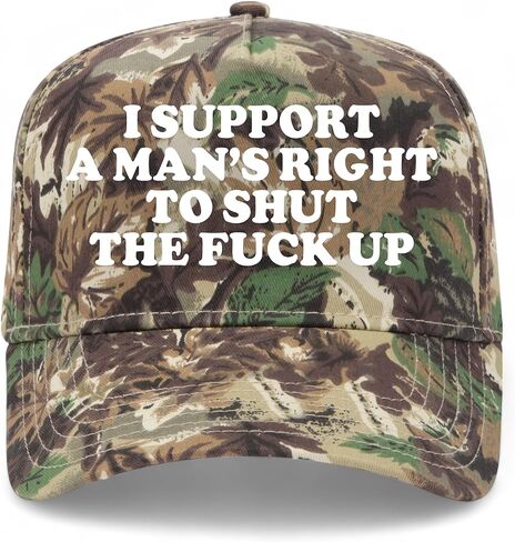 I Support A Man's Right to Vintage Trucker Hat | Premium Snapback Hat for Men & Women in Saudi Arabia