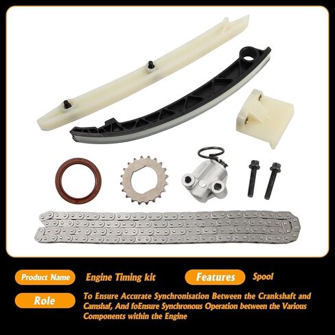 Head Gasket Bolts Timing Chain Kit with Thermostat Housing Professional Water Pump Kit with Gasket Replacement for Chevy Sonic Cruze Buick 2011-2016 Replace HSCV001 55565336 AW6662 in Kuwait