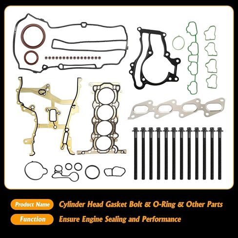 Head Gasket Bolts Timing Chain Kit with Thermostat Housing Professional Water Pump Kit with Gasket Replacement for Chevy Sonic Cruze Buick 2011-2016 Replace HSCV001 55565336 AW6662 in Kuwait