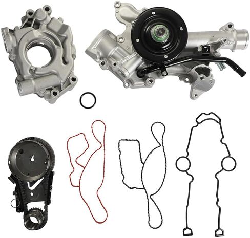 5.7 Hemi Timing Chain Kit Oil Pump & Water Pump Fits for 2003-2008 Dodge Jeep Ram 1500-3500 Durango Aspen 5.7L, Replace # 53021622AD 53011380AG ‎53021304AE M342 in Kuwait