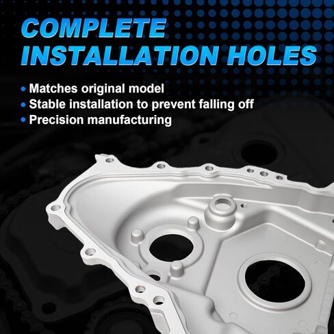 Front Engine Timing Cover Fit for 2014-2025 Chevrolet Silverado 1500 Tahoe Suburban, GMC Sierra 1500 Yukon, Cadillac CTS Escalade 5.3L 6.2L 6.6L 12691692 in Kuwait