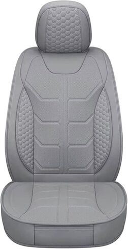 GXT Dodge RAM Front Seats Cover Fit for Select 2013-2021 Dodge RAM 1500 2500 3500 Pickup Truck, Waterproof Synthetic Leather Car Seat Cover and Cushion (Black Red Stripe) in Saudi Arabia