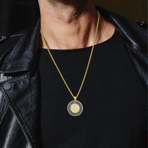 Sobriety Gifts for Men 925 Sterling Silver Sobriety Necklace AA Necklace Alcoholics Anonymous Jewelry Gifts for Men Women in Saudi Arabia