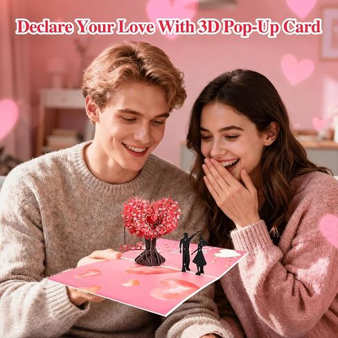 3D Pop Up Anniversary Card, I Still Do Love Tree Hearts Couple Wedding Card for Her, Wife, Husband, Him, Girlfriend, Romantic Love Letter Gift for Wedding, Anniversary, Valentines, Birthday in Saudi Arabia