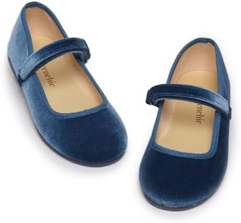 Childrenchic Mary Jane Flats with Hook and Loop Straps – Girls' Shoes for School, Weddings and Casual Wear in Kuwait