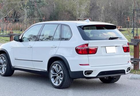 iJDMTOY Red Lens Rear Bumper Reflector Lenses Compatible With BMW 2011-2013 X5 (E70 LCI Facelift Model) in Saudi Arabia