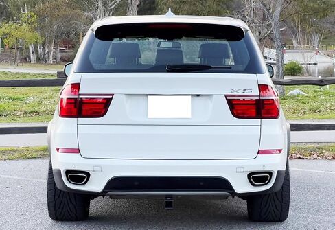 iJDMTOY Red Lens Rear Bumper Reflector Lenses Compatible With BMW 2011-2013 X5 (E70 LCI Facelift Model) in Saudi Arabia