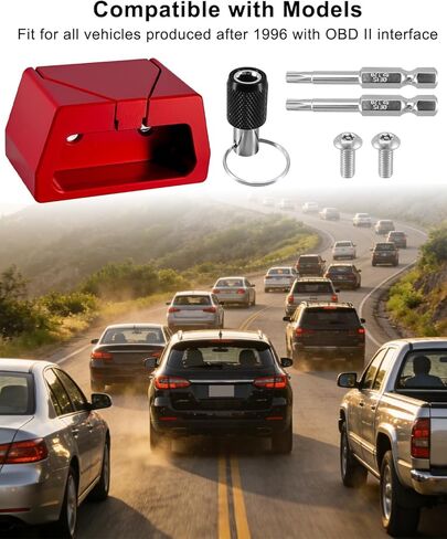 أداة قفل منفذ obd مناسبة لجميع المركبات التي تم إنتاجها بعد عام 1996 مع واجهة obd ii وقفل الأمان وحماية السلامة in Kuwait