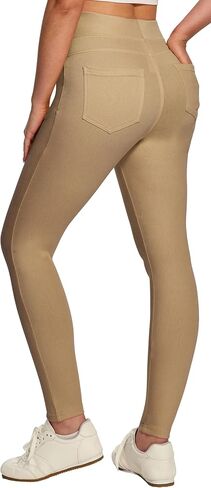 IUGA Jeggings for Women Tummy Control Pull on Stretchy Jeans High Waisted Skinny Jeans (Dark Blue, X-Large) in Kuwait