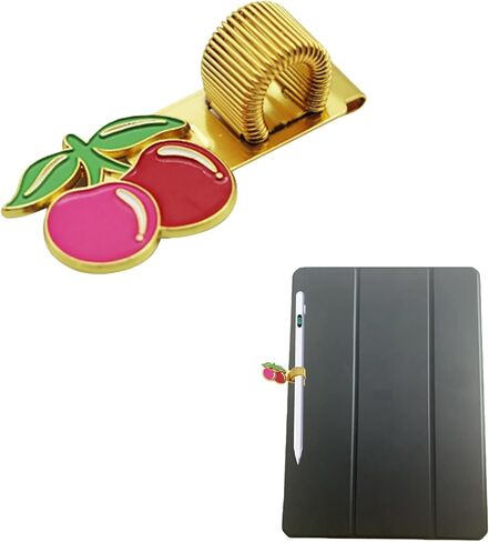 Cute Metal Pen Clip Holders,Universal Stylus Pen Holder,Decorative Pencil Clips,Pen Holders for Notebooks, Journals and Office Use (Style 3) in Saudi Arabia