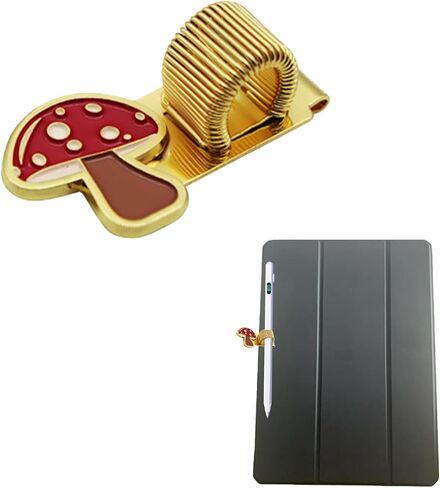 Cute Metal Pen Clip Holders,Universal Stylus Pen Holder,Decorative Pencil Clips,Pen Holders for Notebooks, Journals and Office Use (Style 3) in Saudi Arabia