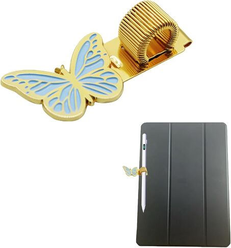 Cute Metal Pen Clip Holders,Universal Stylus Pen Holder,Decorative Pencil Clips,Pen Holders for Notebooks, Journals and Office Use (Style 3) in Saudi Arabia